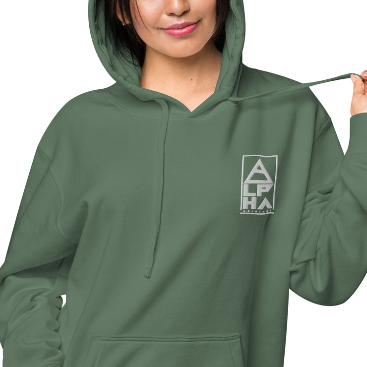 Alpha Originel © Unisex Pigment-Dyed Hoodie