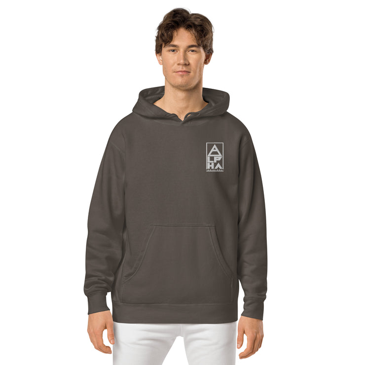 Alpha Originel © Unisex Pigment-Dyed Hoodie