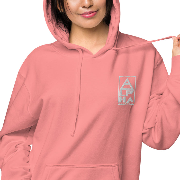 Alpha Originel © Unisex Pigment-Dyed Hoodie